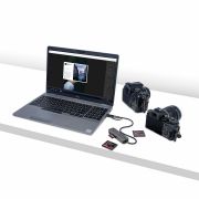 Image de StarTech.com Lecteur de Cartes Mémoire Multi-Média, Lecteur de Cartes SD/microSD/CompactFlash, Adaptateur de Cartes Portables USB 5Gbps, Lecteur de Cartes USB-C avec Adapt ... (FCREADMICRO3V2)