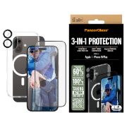 Image de PanzerGlass ® 3-in-1 Protection Bundle iPhone 16 Plus Protection d'écran transparent Apple 1 pièce(s) (B1293+2863+1283)