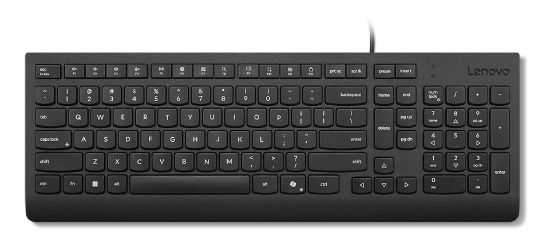 Image de Lenovo clavier maison/bureau USB Anglais américain Noir (4Y41R64633)