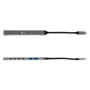 Image de BakkerElkhuizen USB-C Hub 7-in-1 (3A+4C), 7 connexions, un design élégant, un câble flexible et qui reste froid pendant l'utilisation. (BNECHUB3A4C)