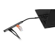 Image de BakkerElkhuizen USB-C Hub 7-in-1 (3A+4C), 7 connexions, un design élégant, un câble flexible et qui reste froid pendant l'utilisation. (BNECHUB3A4C)