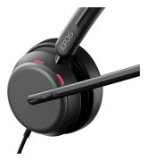 Image de Lenovo casque Avec fil Arceau Bureau/Centre d'appels USB Type-C / USB Type-A Noir (4Z21P85373)