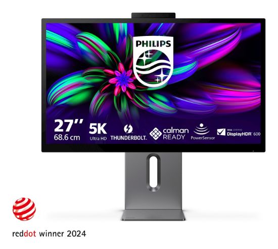 Image de Philips Brilliance écran plat de PC 68,6 cm (27") 5120 x 2880 pixels 5K Ultra HD LCD Gris (27E3U7903/00)