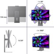 Image de Philips Brilliance écran plat de PC 68,6 cm (27") 5120 x 2880 pixels 5K Ultra HD LCD Gris (27E3U7903/00)