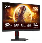Image de AOC G4 écran plat de PC 68,6 cm (27") 1920 x 1080 pixels Full HD LED Noir, Rouge (27G4ZR)