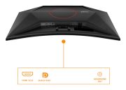 Image de AOC G4 écran plat de PC 80 cm (31.5") 1920 x 1080 pixels Full HD LED Noir, Rouge (C32G42ZE)