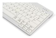 Image de BakkerElkhuizen UltraBoard 950 V2 clavier Maison USB + Bluetooth QWERTY Anglais britannique Gris foncé, Gris clair (BNEU950WV2UK)