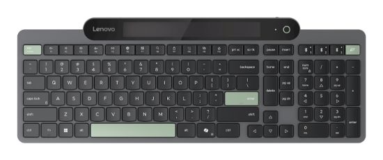 Image de Lenovo clavier maison/bureau Bluetooth Belge, Français Noir, Vert (4Y41R69515)