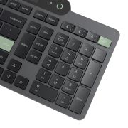 Image de Lenovo clavier maison/bureau Bluetooth Belge, Français Noir, Vert (4Y41R69515)