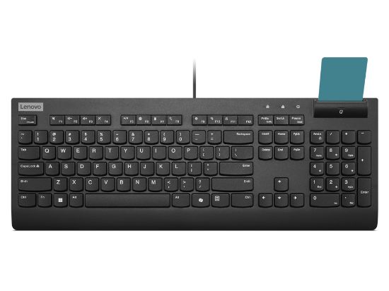 Image de Lenovo clavier maison/bureau USB Belge, Anglais britannique Noir (4Y41R64695)