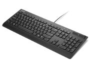 Image de Lenovo clavier maison/bureau USB Belge, Anglais britannique Noir (4Y41R64695)