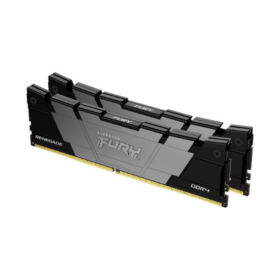 Image de Kingston Technology FURY 16 Go 4000 MT/s DDR4 CL19 DIMM (Kits de 2) Renegade Black (KF440C19RB2K2/16)
