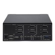 Image de StarTech.com Switch KVM DisplayPort 2 Ports, 8K 60Hz / 4K 144Hz, DP 1.4, 2 Ports USB 10Gbps, 4 Ports USB HID, Commutateur KVM, Commutation par Touches de Raccourci, C ... (P2CDD143-KVM-SWITCH)