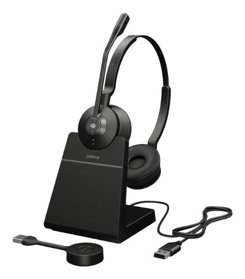 Image de Jabra Engage 55 SE Casque Sans fil Arceau Bureau/Centre d'appels Noir (9659-455-111)