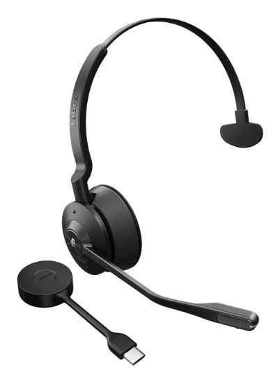 Image de Jabra Engage 55 SE Casque Sans fil Arceau Bureau/Centre d'appels Noir (9653-470-111)