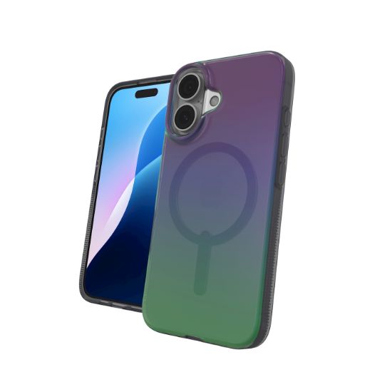 Image de ZAGG Milan Snap coque de protection pour téléphones portables 15,5 cm (6.1") Housse Vert, Violet (702315114)