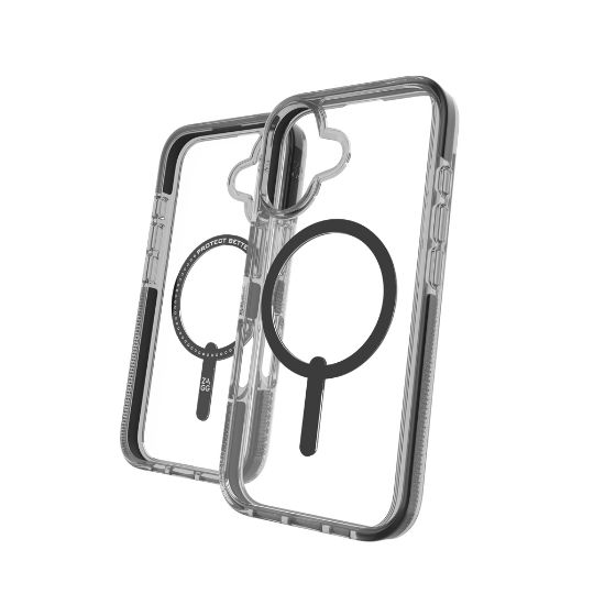 Image de ZAGG Santa Cruz Snap coque de protection pour téléphones portables 15,5 cm (6.1") Housse Noir, Transparent (702315050)