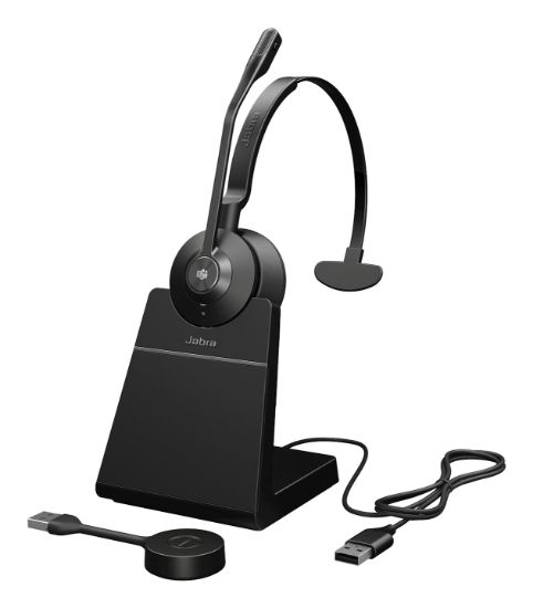 Image de Jabra Engage 55 SE Casque Sans fil Arceau Bureau/Centre d'appels Noir (9653-455-111)
