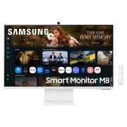 Image de Samsung M8 M80F écran plat de PC 81,3 cm (32") 3840 x 2160 pixels 4K Ultra HD LCD Blanc (LS32FM801UUXEN)