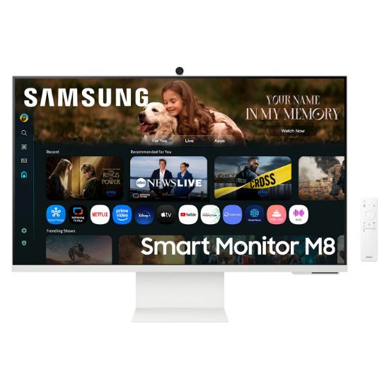 Image de Samsung M8 M80F écran plat de PC 81,3 cm (32") 3840 x 2160 pixels 4K Ultra HD LCD Blanc (LS32FM801UUXEN)