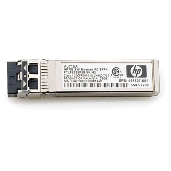 Image de HP 8Gb Long Wave B-series 10km Fibre Channel 1 Pack SFP+ Transceiver convertisseur de support réseau (AJ717A)