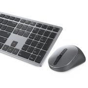 Image de DELL KM7321W clavier Souris incluse Bureau RF sans fil + Bluetooth AZERTY Belge Gris, Titane (KM7321WGY-BEL)