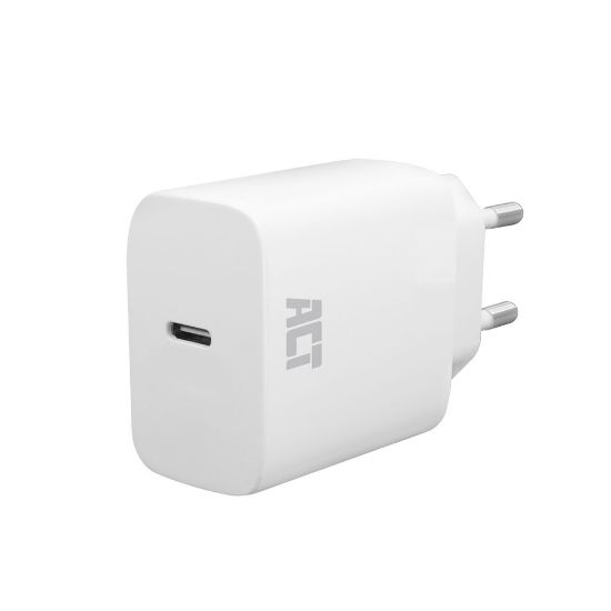 Image de ACT chargeur d'appareils mobiles Universel Blanc Secteur Auto (AC2135)