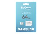 Image de Samsung Carte MicroSD EVO Plus (2024) 64 Go (MB-MC64SA/EU)