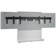 Image de Middle Atlantic Products support pour téléviseur 139,7 cm (55") Gris, Argent, Blanc (FM-DS-6675FS-GD8W)