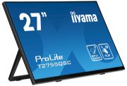 Image de iiyama ProLite écran plat de PC 68,6 cm (27") 2560 x 1440 pixels Quad HD LCD Écran tactile Noir (T2755QSC-B1)