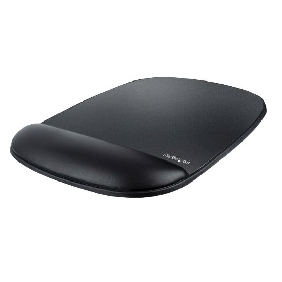 Image de StarTech.com Tapis de Souris avec Repose-Poignets - Repose Poignet Ergonomique de 17x18x2cm - Tapis de Souris pour Bureau/Ordinateur Portable - Tapis de Souris avec Supp ... (B-ERGO-MOUSE-PAD)