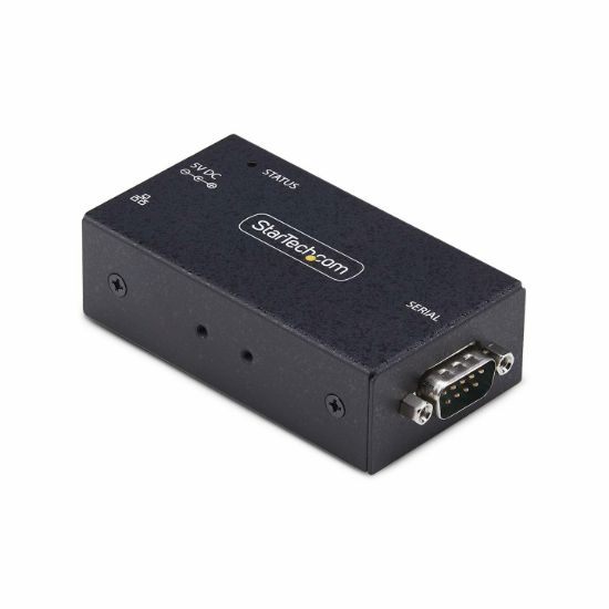 Image de StarTech.com Adaptateur Série vers Ethernet à 1 Port, Serveur de Périphériques Série IP pour Périphériques RS232 Distants, Montage Mural/sur Rail DIN, Boîtier Métalli ... (I13-SERIAL-ETHERNET)