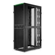 Image de APC Rack Netshelter SX Server, 2e génération, 45U, 2 124H x 750L x 1 200D mm, avec panneaux latéraux, noir (AR3355B2)