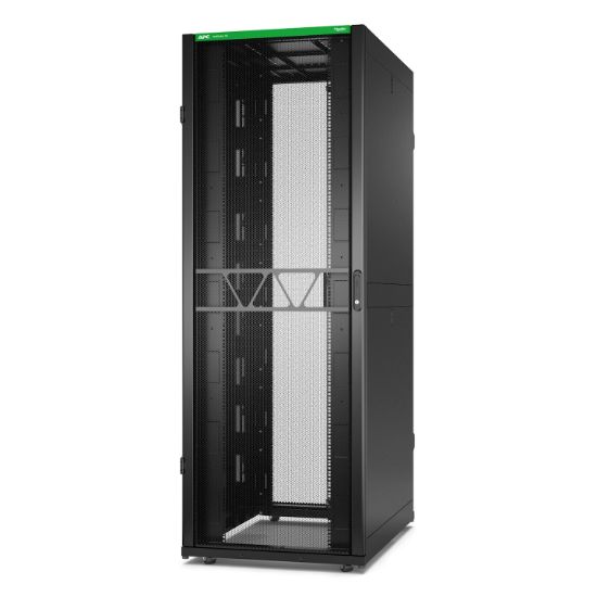 Image de APC Rack Netshelter SX Server, 2e génération, 48U, 2 258H x 800L x 1 200D mm, avec panneaux latéraux, noir (AR3387B2)