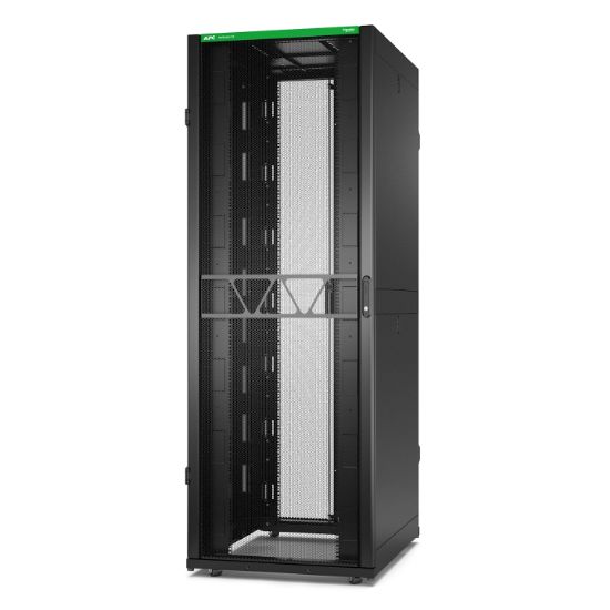 Image de APC Rack Netshelter SX Server, 2e génération, 48U, 2 258 H x 800 L x 1 070 P, mm, avec panneau latéral, noir (AR3187B2)
