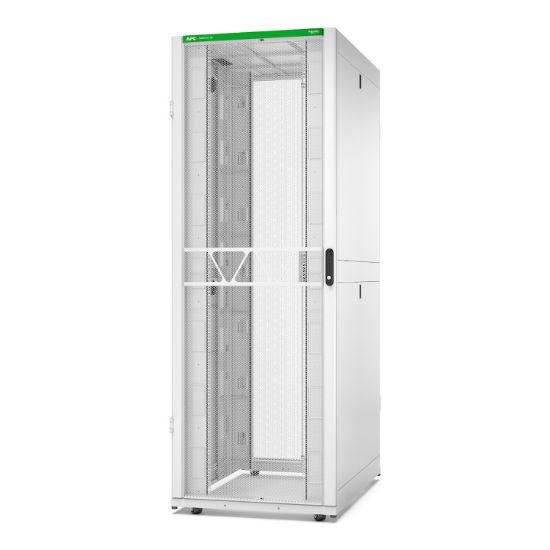 Image de APC Rack Netshelter SX Server, 2e génération, 48U, 2 258H x 800L x 1 200D mm, avec panneaux latéraux, blanc (AR3387W2)