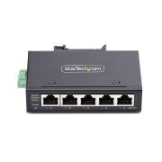 Image de StarTech.com Switch Réseau Industriel 5 Ports Non Géré, 100/1000 Ethernet, Rail DIN/Montage Mural, Commutateur Gigabit IP30 Robuste, -40°C - 75°C, 9~60V DC, Conforme ... (I51G-ETHERNET-SWITCH)