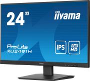 Image de iiyama ProLite écran plat de PC 60,5 cm (23.8") 1920 x 1080 pixels Full HD LED Noir (XU2491H-B1)