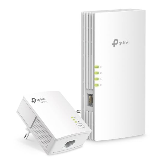 Image de TP-Link Adaptateur réseau CPL 1000 Mbit/s Ethernet/LAN Wifi Blanc 2 pièce(s) (TL-WPA7817 KIT)