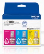 Image de Brother Bouteilles d'encre couleur multipack | 3 couleurs (BTD180CLVAL)
