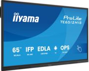Image de iiyama Écran d'affichage dynamique Écran plat interactif 165,1 cm (65") LCD Wifi 400 cd/m² 4K Ultra HD Noir Écran tactile Intégré dans le processeur Android 24/7 (TE6512MIS-B4AG)