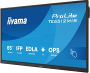 Image de iiyama Écran d'affichage dynamique Écran plat interactif 165,1 cm (65") LCD Wifi 400 cd/m² 4K Ultra HD Noir Écran tactile Intégré dans le processeur Android 24/7 (TE6512MIS-B4AG)