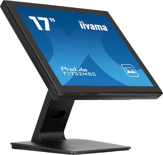 Image de iiyama ProLite écran plat de PC 43,2 cm (17") 1280 x 1024 pixels Full HD LED Écran tactile Dessus de table Noir (T1732MSC-B1SAG)