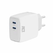 Image de ACT chargeur d'appareils mobiles Universel Blanc Secteur Charge rapide Auto (AC2165)