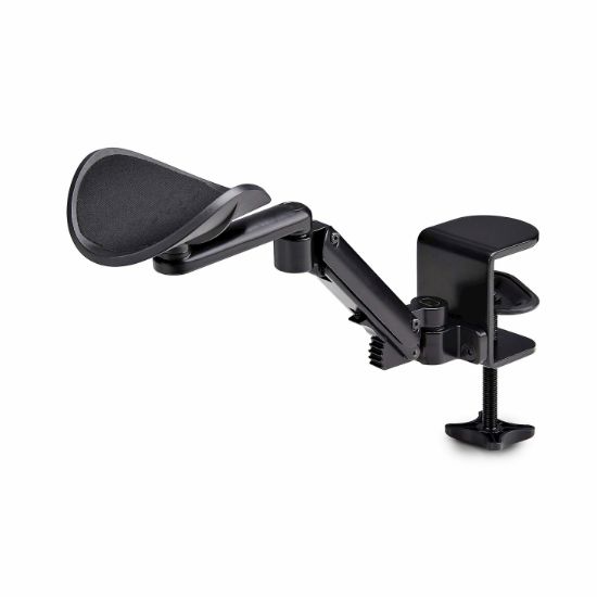 Image de StarTech.com Repose Bras Articulé Ergonomique pour Bureau, Support Ergonomique Réglable pour Bras/Coude, Rotation à 360 Degrés, Repose-Bras/Appui-Bras avec Installatio ... (1AHC-DESK-ARM-REST)