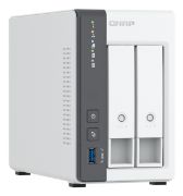 Image de QNAP serveur de stockage NAS Tower Cortex-A Cortex-A55 4 Go HDD Blanc (TS-216G)