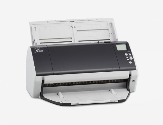 Image de Ricoh fi-7460 Numériseur chargeur automatique de documents (adf) + chargeur manuel 600 x 600 DPI A3 Gris, Blanc (PA03710-B051)