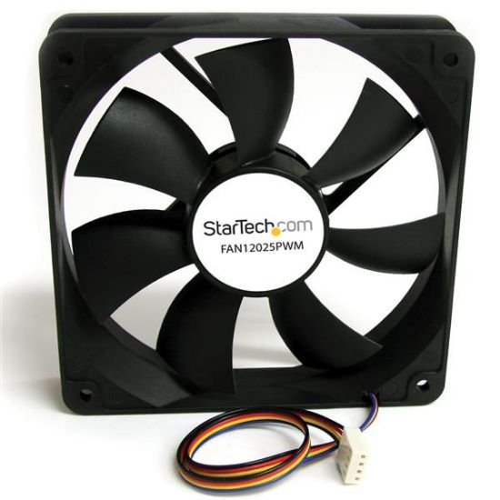 Image de StarTech.com Ventilateur d'Ordinateur 120 mm avec PMW - Connecteur à Modulation d'Impulsion en Durée (FAN12025PWM)