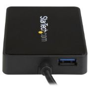 Image de StarTech.com Adaptateur réseau USB-C vers 2 ports Gigabit Ethernet avec port USB 3.0 (Type-A) (US1GC301AU2R)