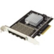 Image de StarTech.com Carte réseau PCI Express pour serveur à 4 ports SFP+ 10 Gigabit Ethernet - Chipset Intel XL710 (PEX10GSFP4I)